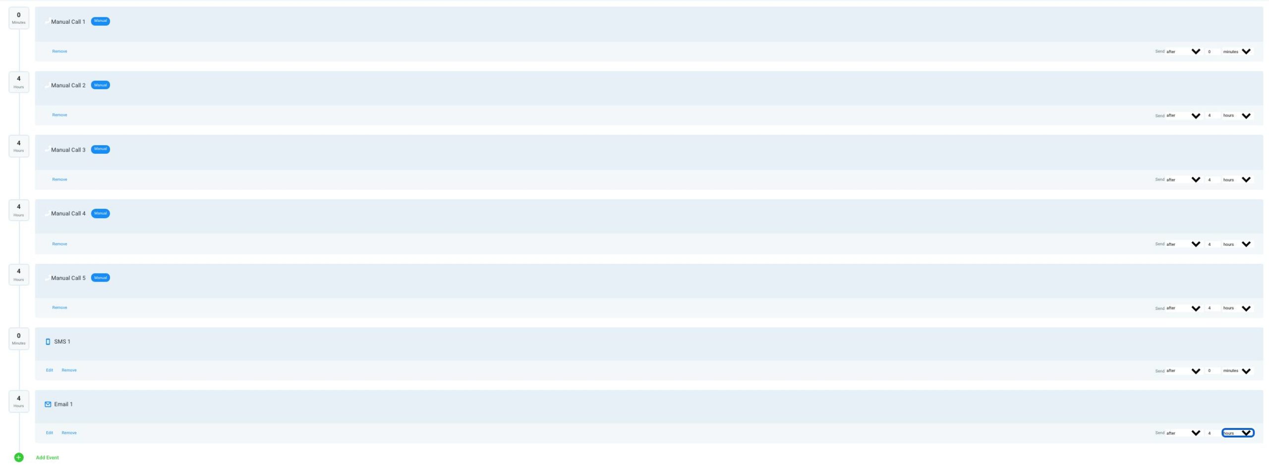Power dialer import lead options