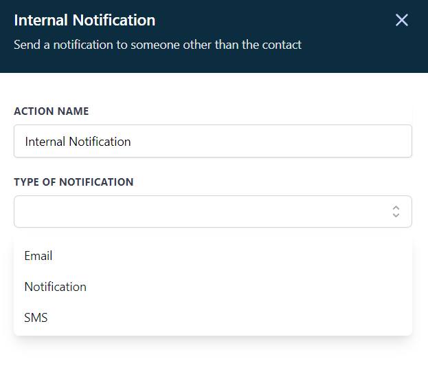 text message alert options for specific clients